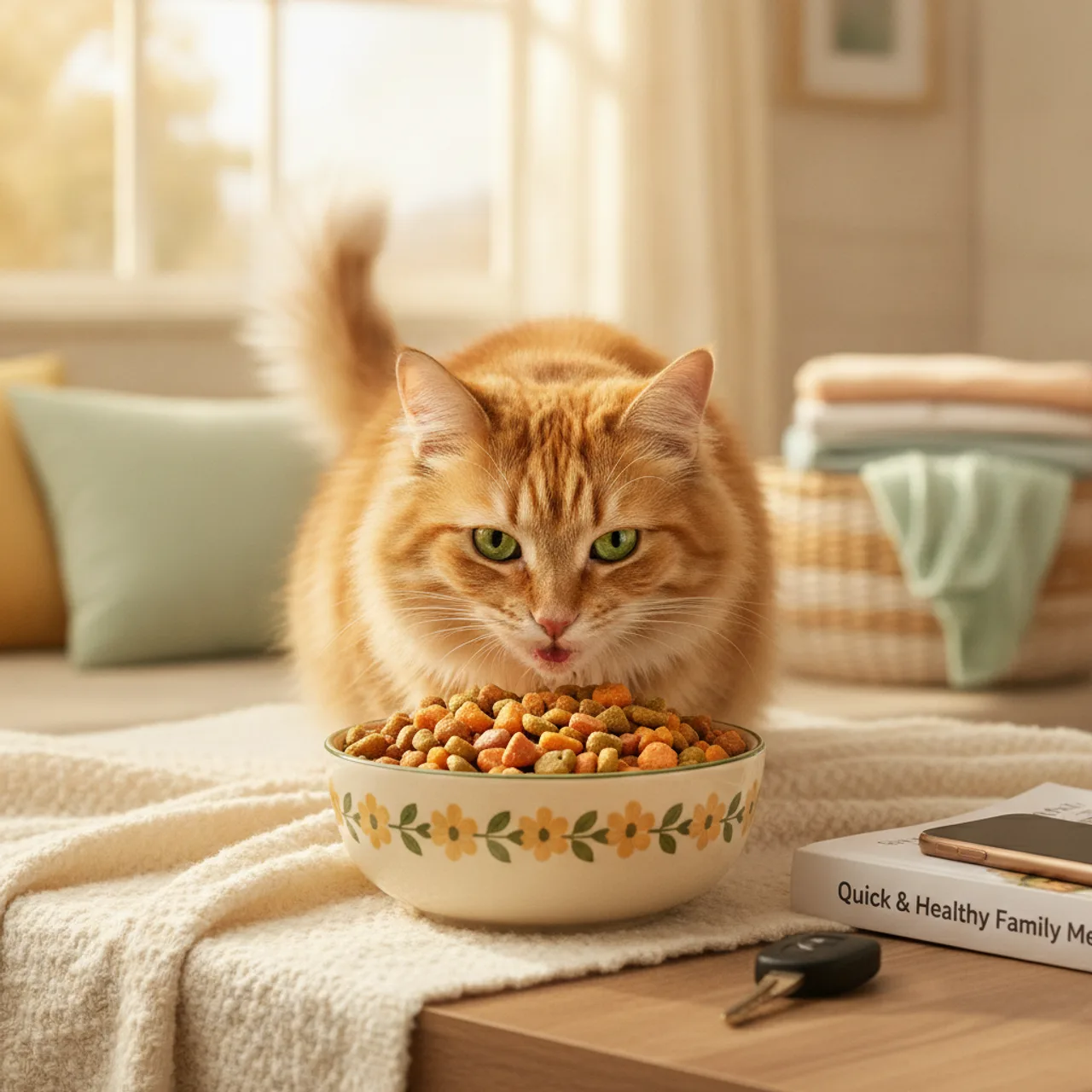 Whiskerly ad for busy parent, warm & playful