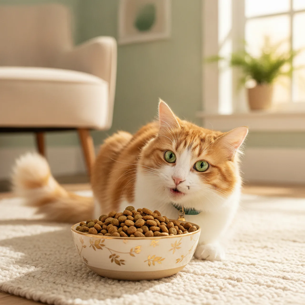 Whiskerly ad for premium enthusiast, warm & playful