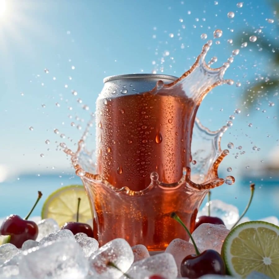 Generated ad for a soda product