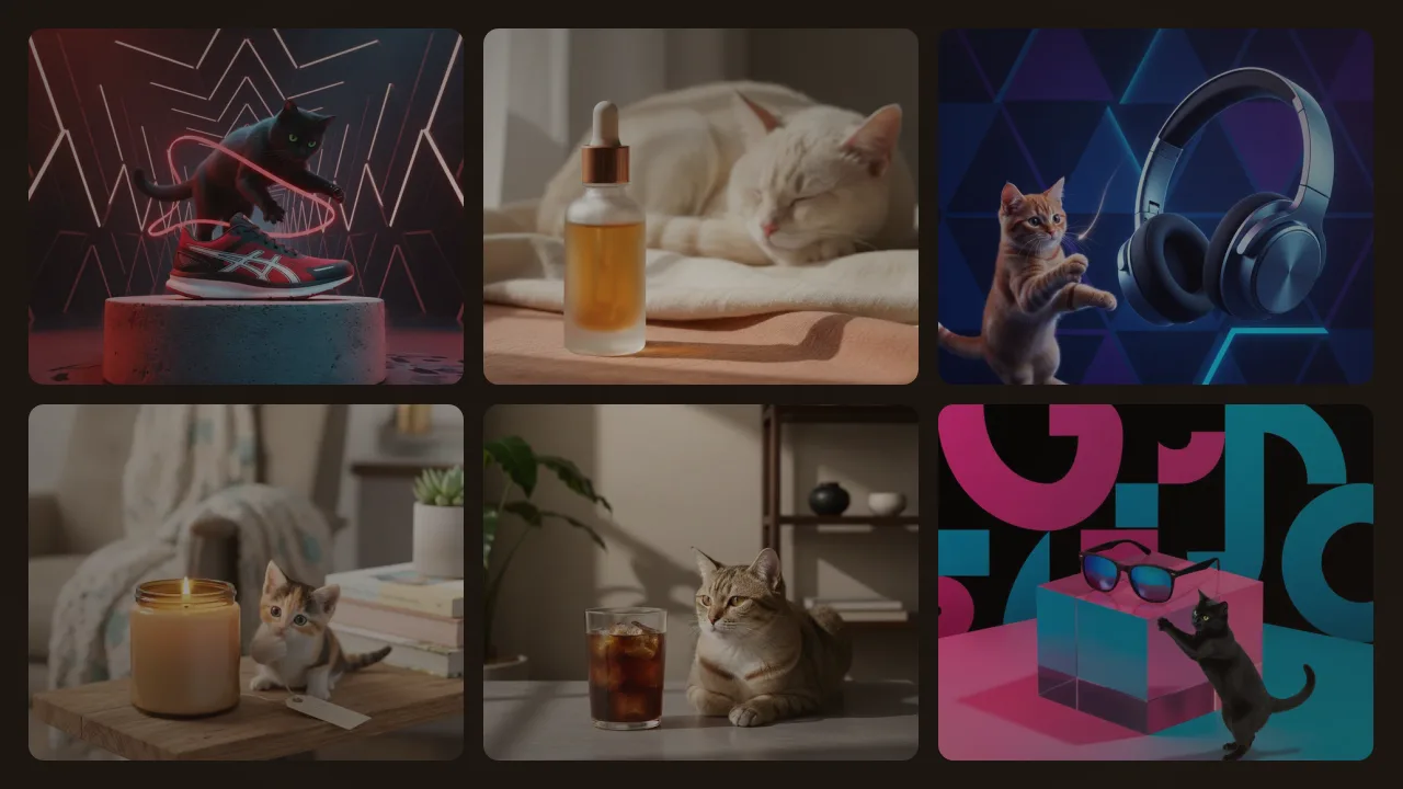 Tadka generating a grid of ad creative