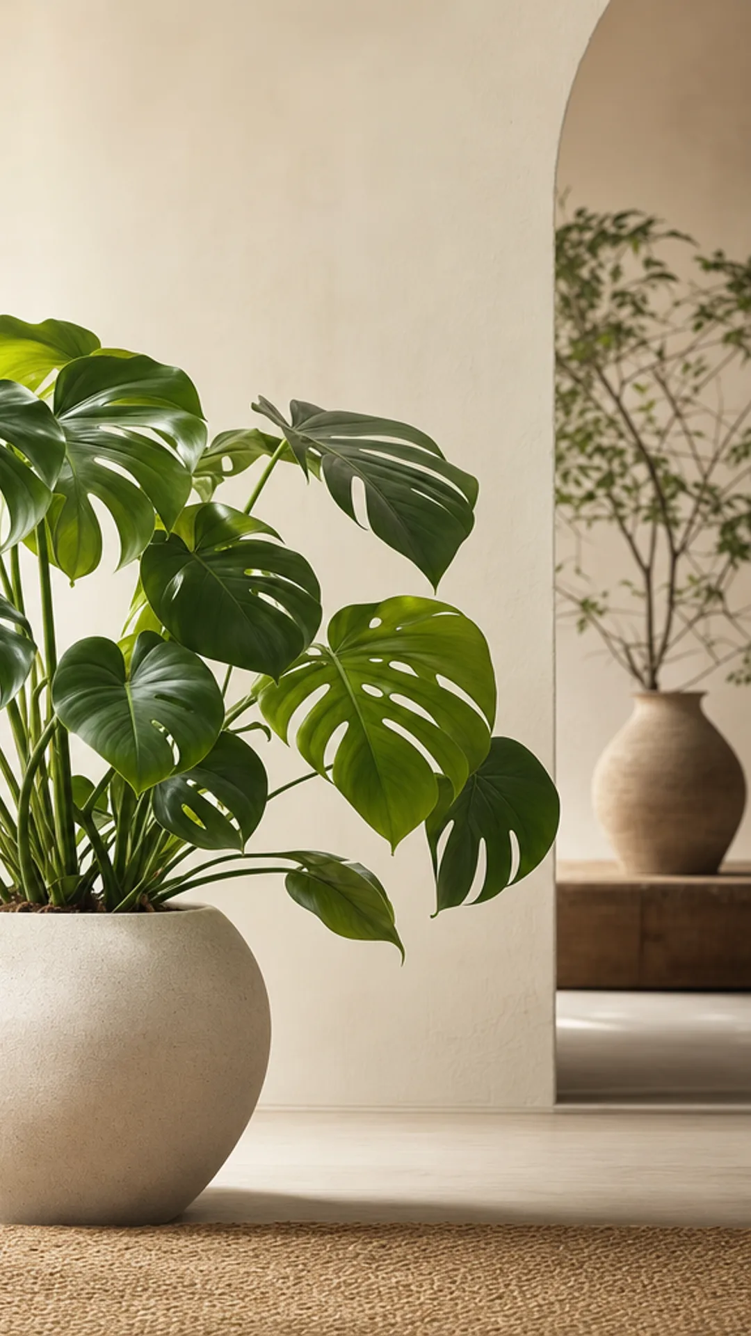 Soft & Minimal ad for Leaf & Co Monstera